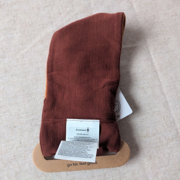 NWT Smartwool Orange Colorblock Headband - Picture 4 of 4
